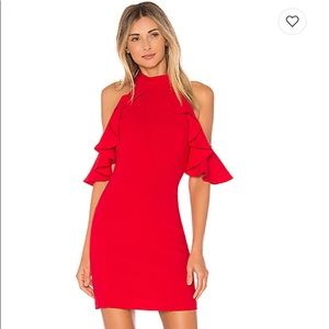 Revolve Amanda Uprichard Haven Dress Red